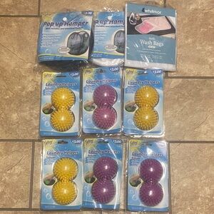 Dryer Balls and More Laundry Helpers Set NOP- Yellow and Purple Household